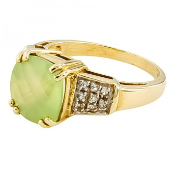 9ct gold Real Stones Ring size P